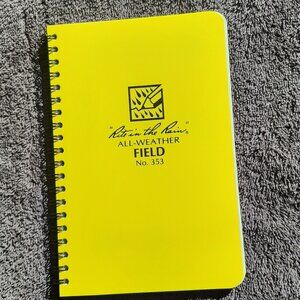 Rite in the Rain Weatherproof Spiral Notebook No 353 - 4.5" x 7" Hi Vis Yellow